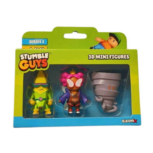 Stumble Guys Series 2 3D Mini figures 5cm Super Banana/Fly Kween/Twister 30006_3