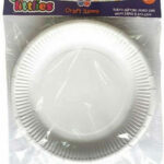 The Littlies Χάρτινα Λευκά Χειροτεχνίας 23cm 6τμχ 000646789