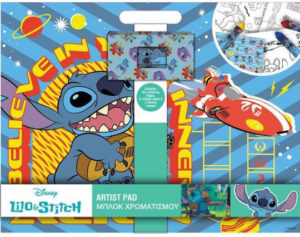 Διακάκης Μπλοκ Ζωγραφικής Lilo & Stitch 40 Φύλλα 000563980