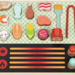 Tooky Toy Ξυλινο Σετ Σφηνωματα Γκριλ TJ454