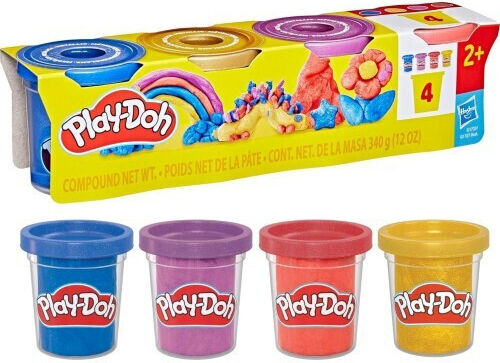 Hasbro Play-Doh 4 Πλαστοζυμαράκια Πλαστελίνης Compound για 3+ Ετών G1737