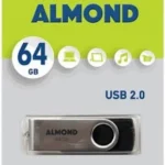 Almond Twister 64GB USB 2.0 Stick Μαύρο 43.USB64M