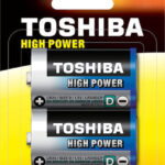Toshiba High Power Αλκαλικές Μπαταρίες D 1.5V 2τμχ LR14GCP BP-2