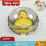 Fisher Price Watermates Μπάλα Μπάνιου Κίτρινο Παπάκι για 3+ Μηνών DVH21