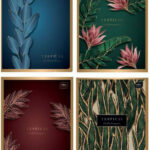 interDRUK Τετράδιο Ριγέ Α4 96 Φύλλων Metallic Gold (Διάφορα Σχέδια) 00-842