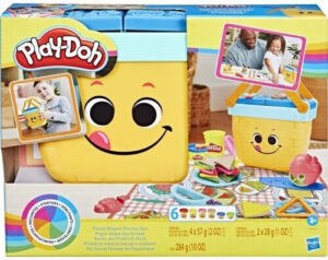 Hasbro Play-Doh Πλαστελίνη - Παιχνίδι Picnic Shapes για 3+ Ετών, 6τμχ F6916