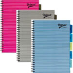 Uni-Ball Σπιράλ Τετράδιο Ριγέ Α4 5 Θεμάτων Πολύχρωμο 6200
