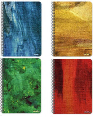 Τετράδιο Σπιράλ Α4 Must Canvas 2 Θέματα 60 Φύλλα 4 Σxέδια 000585282