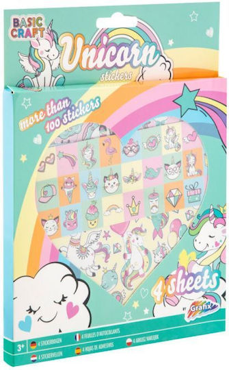 Grafix Σετ Αυτοκόλλητα Unicorn 100+ Stickers 4 Φύλλα ΓΡ100035 - Image 2