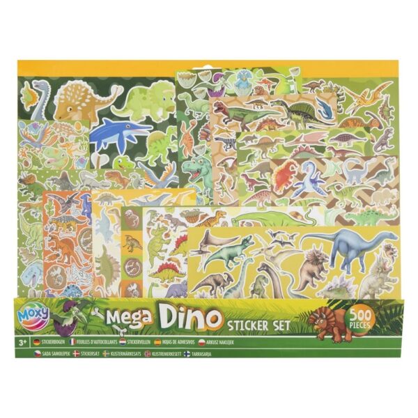Dino Aυτοκόλλητα Dino 500τμχ ΓΡ100081