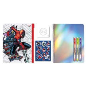 ΣΗΜΕΙΩΜΑΤΑΡΙΟ ΣΠΙΡΑΛ Α5 ΣΕ PVC ΘΗΚΗ ΜΕ ΦΕΡΜΟΥΑΡ SPIDERMAN 00050268