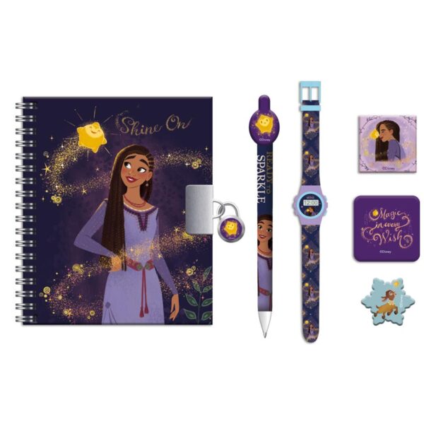 Ημερολόγιο Σετ με Ρολόϊ Disney Wish 000564040 - Image 2