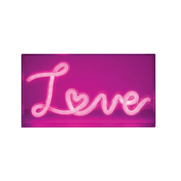ΔΙΑΚΑΚΗΣ ΔΙΑΚΟΣΜΗΤΙΚΟ ΦΩΤΙΣΤΙΚΟ NEON LED LOVE 23X4X13 MOOD 000580465 - Image 2