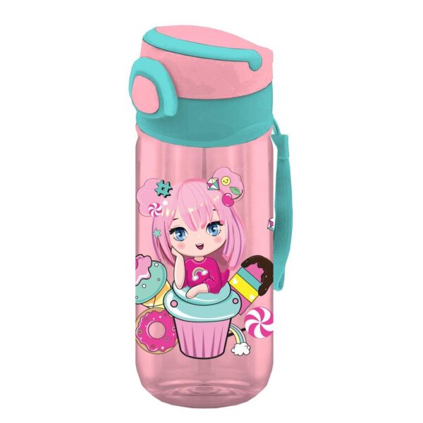 Παγούρι Πλαστικό Must Team 500 ml με Καλαμάκι σε 4 Σxέδια 000586441 - Image 2