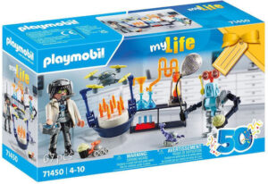 Playmobil MyLife Πάρτυ Στο Εργαστήριο Του Τρελοεπιστήμονα για 4-10 ετών 71450