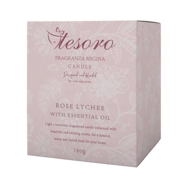 ΚΕΡΙ ΑΡΩΜΑΤΙΚΟ 180ΓΡ TESORO ROSE LYCHEE 000582353