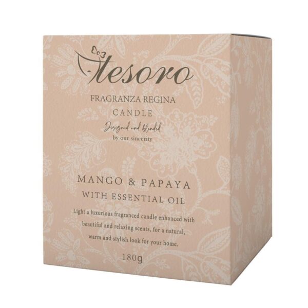 ΚΕΡΙ ΑΡΩΜΑΤΙΚΟ 180ΓΡ TESORO MANGO & PAPAYA 000582355