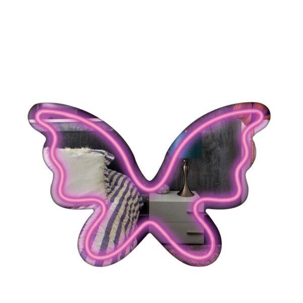 ΚΑΘΡΕΦΤΗΣ NEON LED ΠΕΤΑΛΟΥΔΑ ΡΟΖ 35X23.8 MOOD 000580478