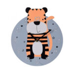 Ρολόι Τοίχου Τίγρη Ø26εκ 094784