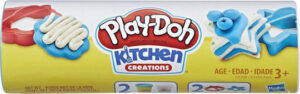 Hasbro Play-Doh Πλαστελίνη - Παιχνίδι Cookie Canister Play Food για 3+ Ετών, 2τμχ E5206
