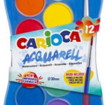 Carioca Σετ Νερομπογιές Πολύχρωμες 12τμχ 42404