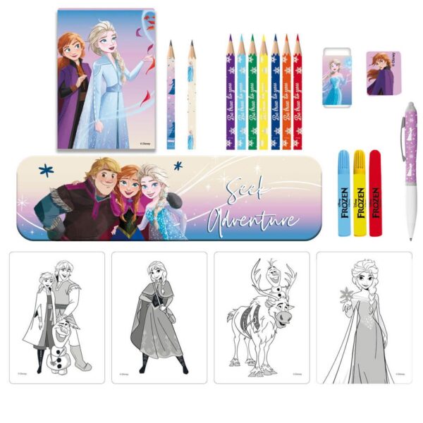 ΔΙΑΚΑΚΗΣ FROZEN ΣΕΤ ΧΡΩΜΑΤΙΣΜΟΥ ΜΕ ΚΑΣΕΤΙΝΑ 25ΤΕΜ ΣΕ ΚΟΥΤΙ 000564271 - Image 2
