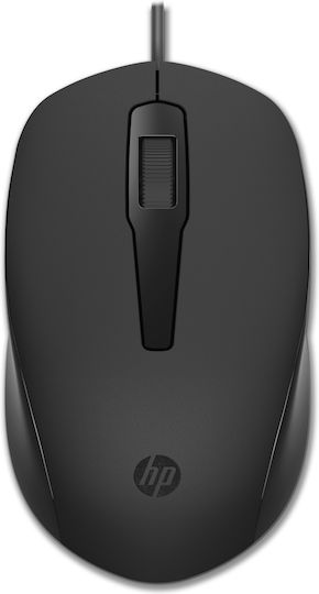 HP 150 Ενσύρματο Ποντίκι Μαύρο 240J6AA