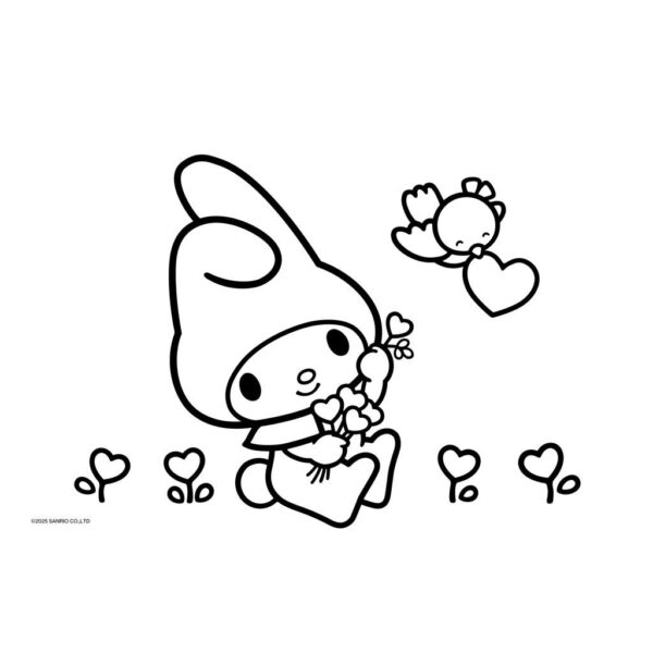 ΜΠΛΟΚ ΖΩΓΡΑΦ MY MELODY 23X33 40ΦΥΛ ΜΕ ΑΥΤΟΚΟΛΛΗΤΑ 000490141 - Image 6