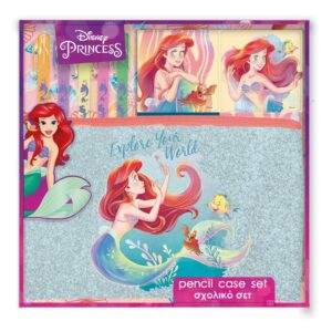 Σχολικό Σετ Disney Princess Ariel 7 Τμχ. με Pvc Τσαντάκι 000563841