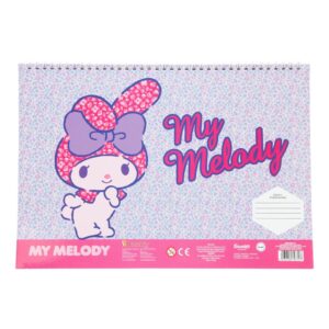 ΜΠΛΟΚ ΖΩΓΡΑΦ MY MELODY 23X33 40ΦΥΛ ΜΕ ΑΥΤΟΚΟΛΛΗΤΑ 000490141