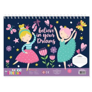 ΜΠΛΟΚ ΖΩΓΡΑΦ THE LITTLIES ΚΟΡΙΤΣΙ 23X33 40ΦΥΛ ΑΥΤΟΚ-ΣΤΕΝΣΙΛ- 2ΣΕΛ ΧΡ 2ΣΧ. 000647087