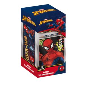 ΣΕΤ ΧΡΩΜΑΤΙΣΜΟΥ ΜΕ ΚΑΣΕΤΙΝΑ 25ΤΕΜ ΣΕ PP ΚΟΥΤΙ SPIDERMAN 000508350