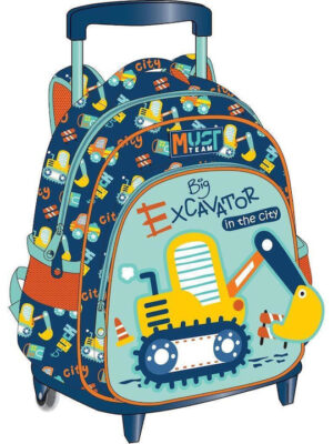 Must Team Τσαντα Τρολλευ Νηπιου Excavator 000586317