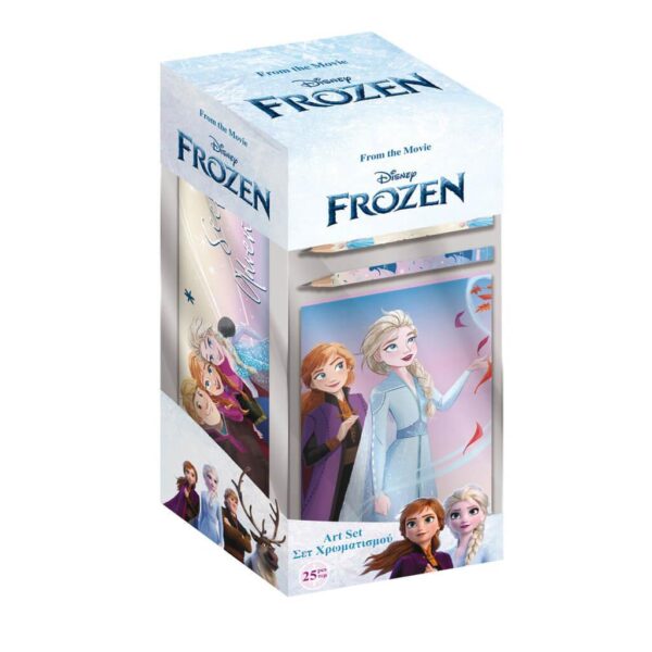 ΔΙΑΚΑΚΗΣ FROZEN ΣΕΤ ΧΡΩΜΑΤΙΣΜΟΥ ΜΕ ΚΑΣΕΤΙΝΑ 25ΤΕΜ ΣΕ ΚΟΥΤΙ 000564271