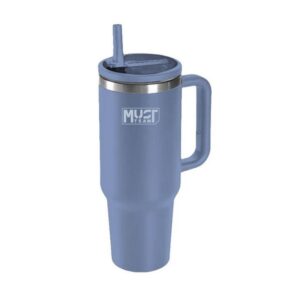 Must Ποτήρι Θερμός Ανοξείδωτο 1.2lt καλαμάκι μπλε με Καλαμάκι 000586634