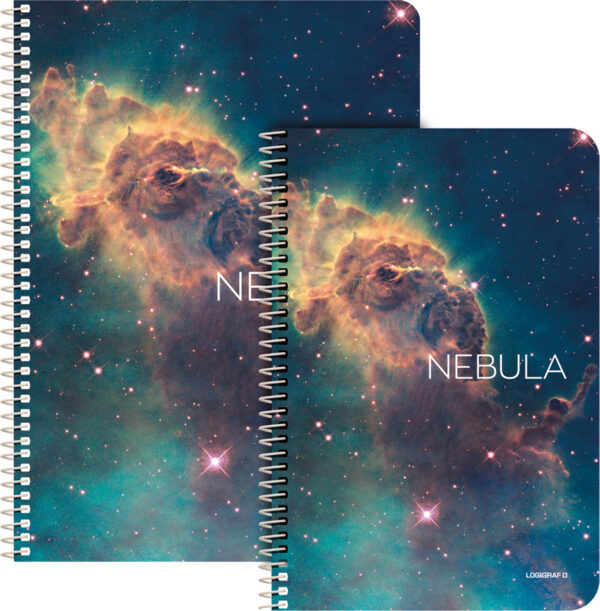 Logigraf  Nebula Σπιράλ Τετράδιο 90 Φύλλων 3 Θεμάτων 01423
