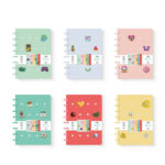 Σημειωματάρια "CROQNOTES" A5 με διακοσμητικά pins CT9461