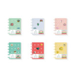 Σημειωματάρια "CROQNOTES" A6 με διακοσμητικά pins CT9462