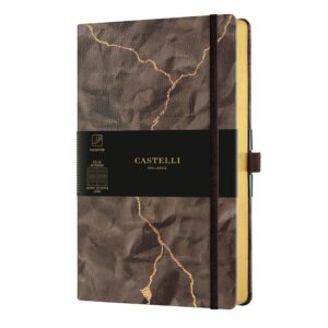 Σημειωματάριο Λάστιχο 13X21 Ριγέ Wabi Sabi Lightning Castelli QC6QI.571