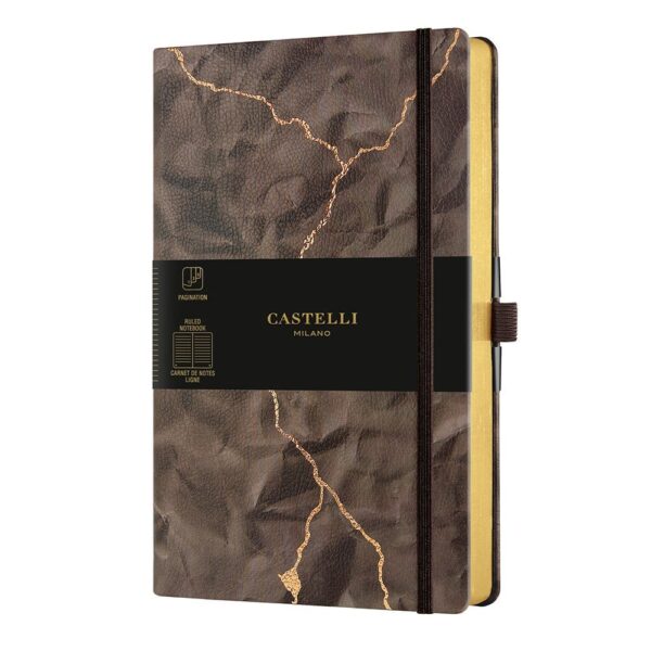 Σημειωματάριο Λάστιχο 13X21 Ριγέ Wabi Sabi Lightning Castelli QC6QI.571