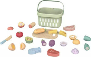 Tooky Toys Παιχνίδι Φρούτα & Λαχανικά από Ξύλο για 3+ Ετών 31τμχ TJ537N