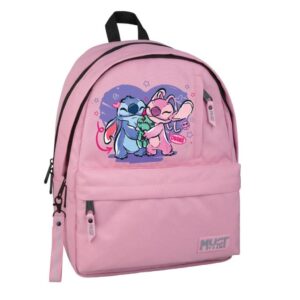 Must Σχολική Τσάντα Πλάτης Δημοτικού Stitch & Angel 2 Θήκες 565675