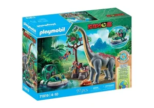 Playmobil Βραχιόσαυρος και χόβερκραφτ 71819