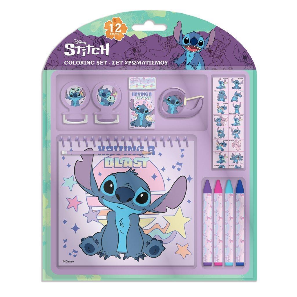 ΣΕΤ ΧΡΩΜΑΤΙΣΜΟΥ 12ΤΕΜ LILO & STITCH 564927