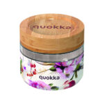 Quokka Flowers Δοχείο Φαγητού Γυάλινο Πολύχρωμο 500ml 40121