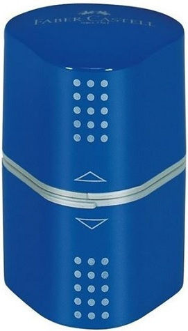 Faber-Castell Πλαστική Τριπλή Ξύστρα Βαρελάκι 183800