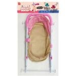 Luna Καρότσι Κούκλας Ροζ - Μπεζ 30x50x57εκ. 623267