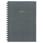 Next ημερολόγιο 2026 basic xl ημερήσιο σπιράλ γκρι 21x29εκ. 02065-08
