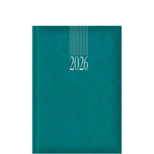 Theofylaktos Ημερήσιο Ημερολόγιο 2026 Πετρόλ 17,5x24cm 68720.C64