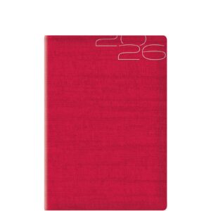 Theofylaktos Ημερήσιο Ημερολόγιο 2026 Κόκκινο 17.5x24cm 6872C.D59